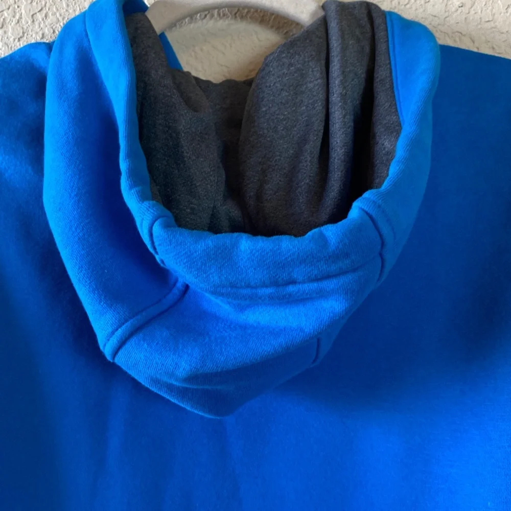 Adidas Essentials Turquoise Hooded Sweatshirt Size Large